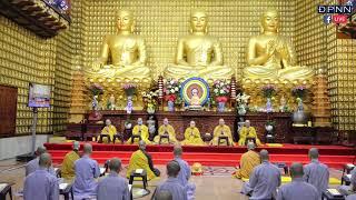 Tụng kinh tại chùa Giác Ngộ, ngày 25 - 03 - 2020