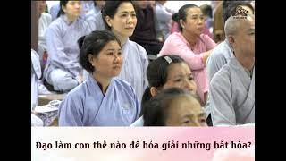 Vấn đáp Phật pháp: ĐẠO LÀM CON THẾ NÀO ĐỂ HÓA GIẢI NHỮNG BẤT HÒA? | Thầy Trí Chơn