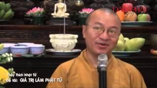 Giá Trị Làm Phật Tử (23/05/2013) video do Thích Nhật Từ giảng