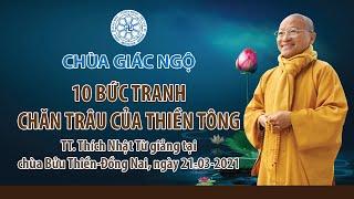 10 BỨC TRANH CHĂN TRÂU CỦA THIỀN TÔNG - Thầy Nhật Từ giảng tại chùa Bửu Thiền-Đồng Nai 21-03-2021
