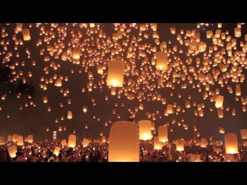 Lễ hội thả đèn trời ở Thái Lan