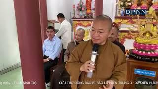 CỨU TRỢ ĐỒNG BÀO BỊ BÃO LŨ MIỀN TRUNG 3 - xã Điền Hương, huyện Phong Điền, Huế - Ngày 27/10/2020