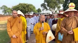 Tháp thờ xá lợi thật của đức Phật | Hành hương Ấn Độ 2023 | TT. Thích Nhật Từ
