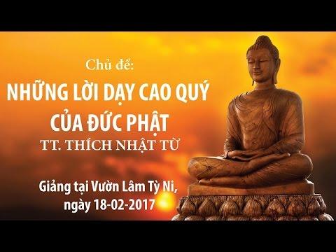 Những lời dạy cao quý của Đức Phật