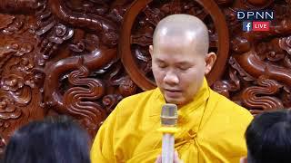 Tụng Kinh trong Khóa tu Tuổi Trẻ Hướng Phật tại Chùa Giác Ngộ, ngày 19-07-2020