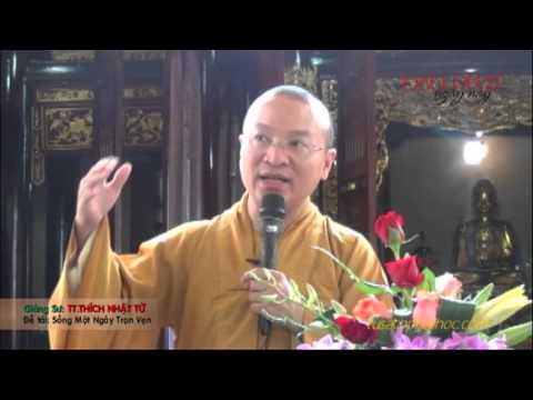 Sống Một Ngày Trọn Vẹn (22/06/2013) video do Thích Nhật Từ giảng