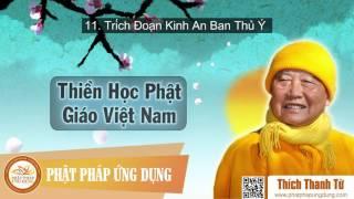 Thiền Học Phật Giáo Việt Nam (P11)