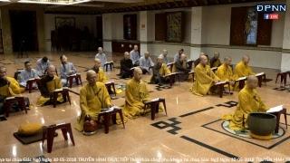 Thời khóa công phu khuya tại chùa Giác Ngộ Ngày 30-05-2018